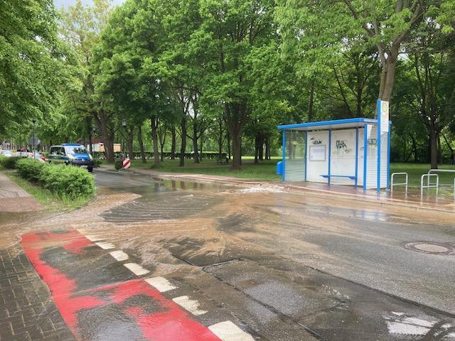 Wasserrohrbruch in Leiferde