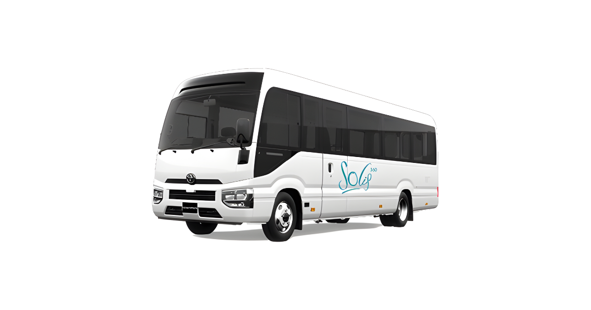 Coaster 22 seater  - Capacity: 12  pax 