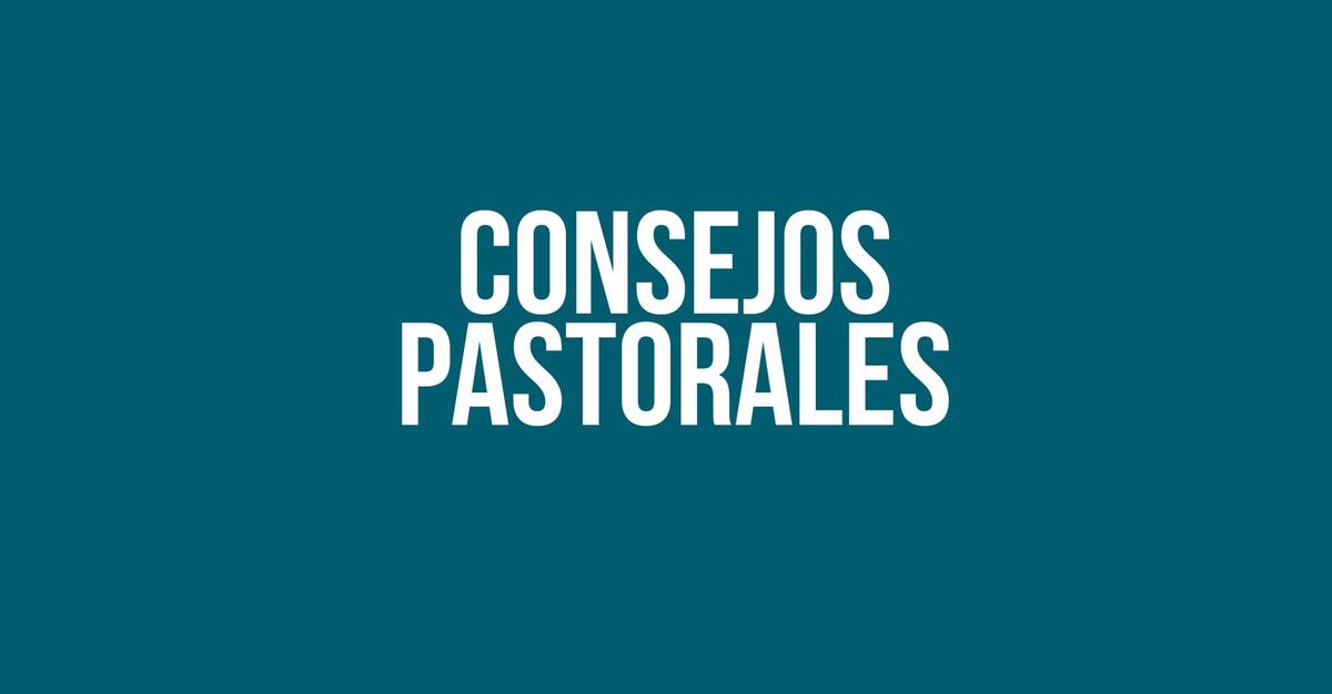 CONSEJOS PASTORALES 