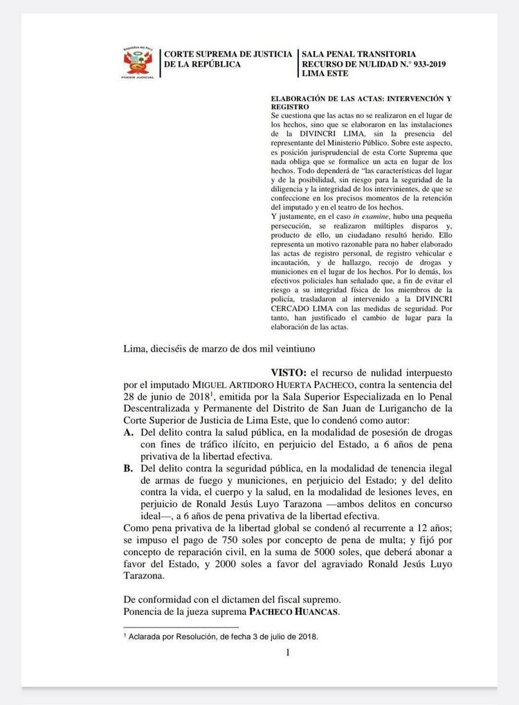 ¿Es nula el acta policial si no se redactó en el lugar de los hechos?