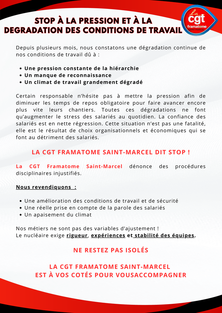 STOP à la pression