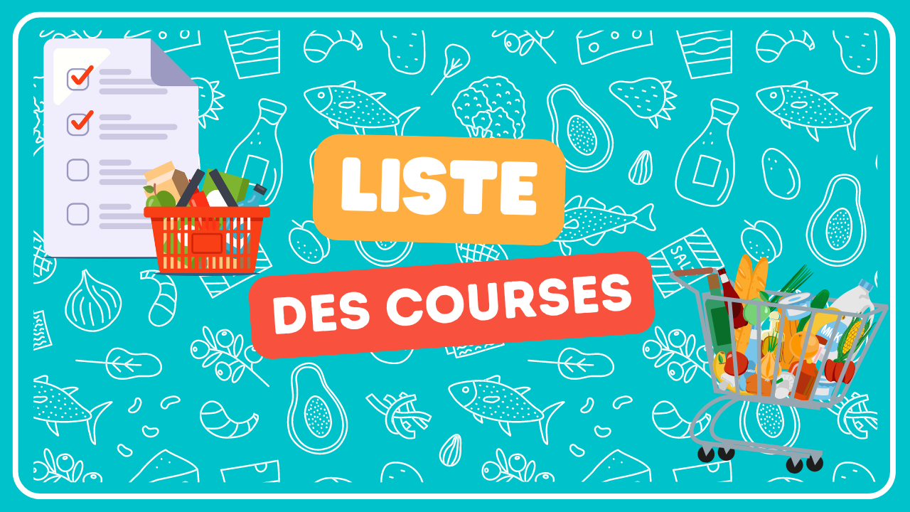 liste de course du 14 au 20 avril