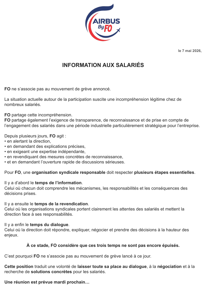 Information aux salariés
