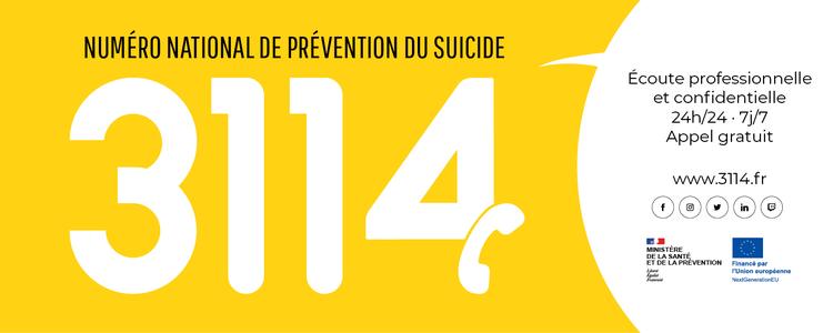 Mise en service du numéro National de prévention suicide 3114