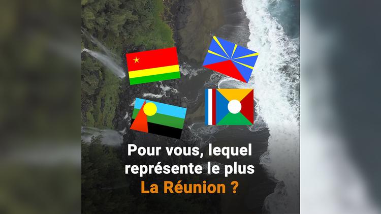 Les drapeaux de La Réunion