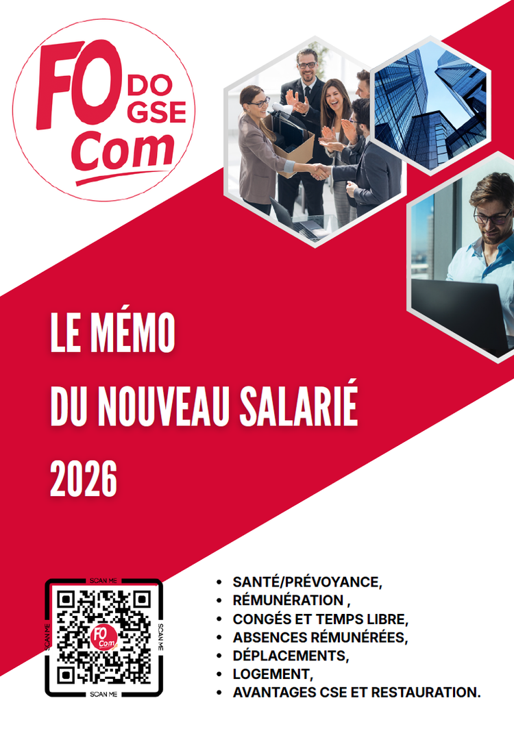 MEMO DU NOUVEAU SALARIE