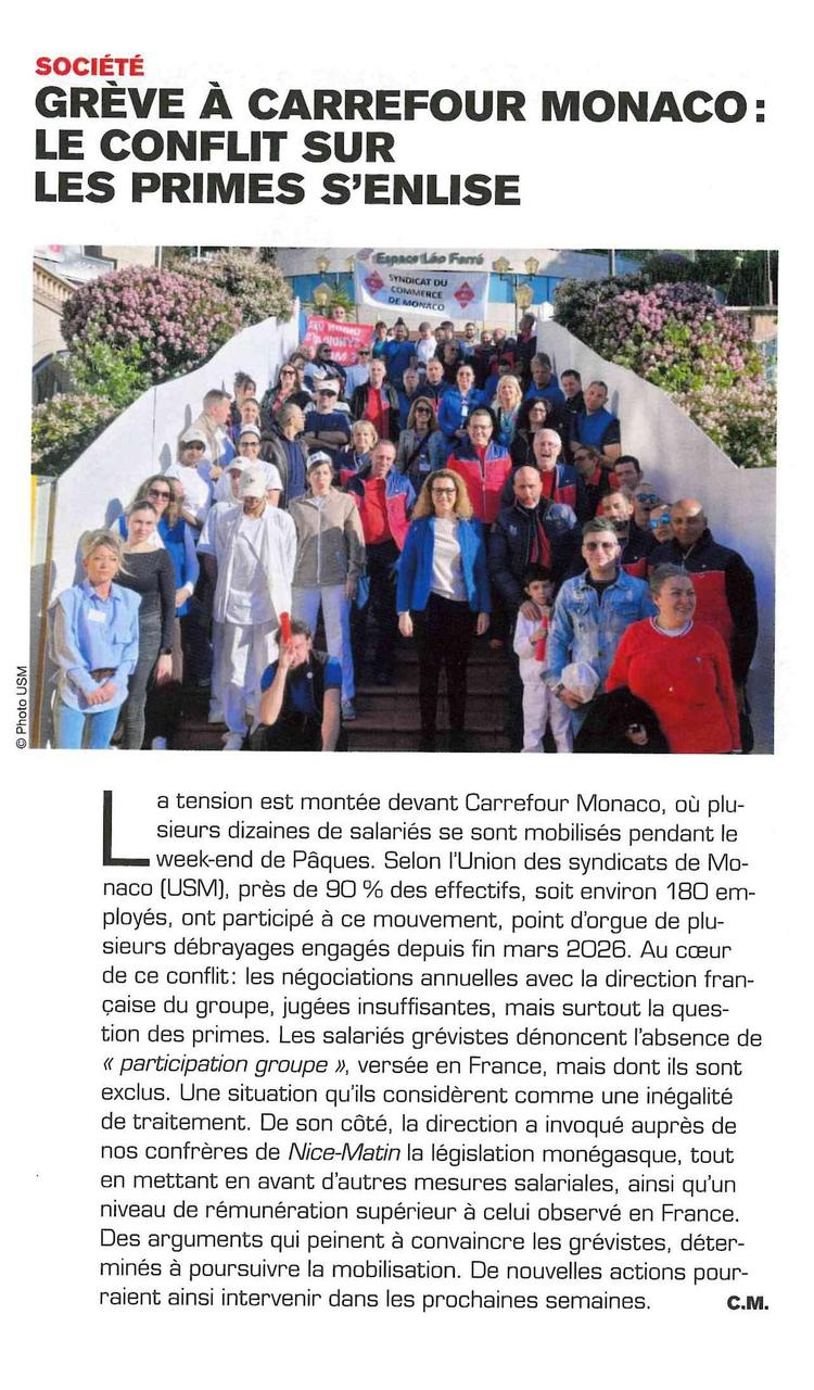 Grève à Carrefour Monaco: le conflit sur les prime s'enlise