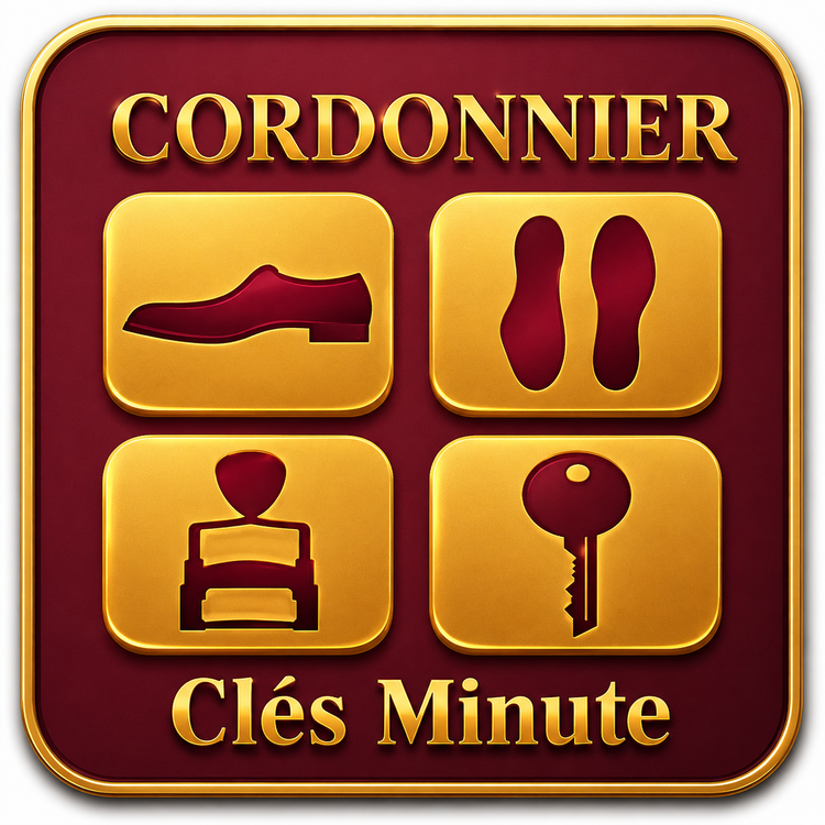 CORDONNERIE _ CLES  MINUTES