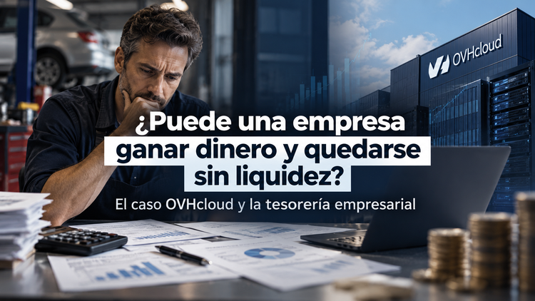 ¿Puede una empresa ganar dinero y quedarse sin liquidez? El caso OVHcloud y la tesorería empresarial