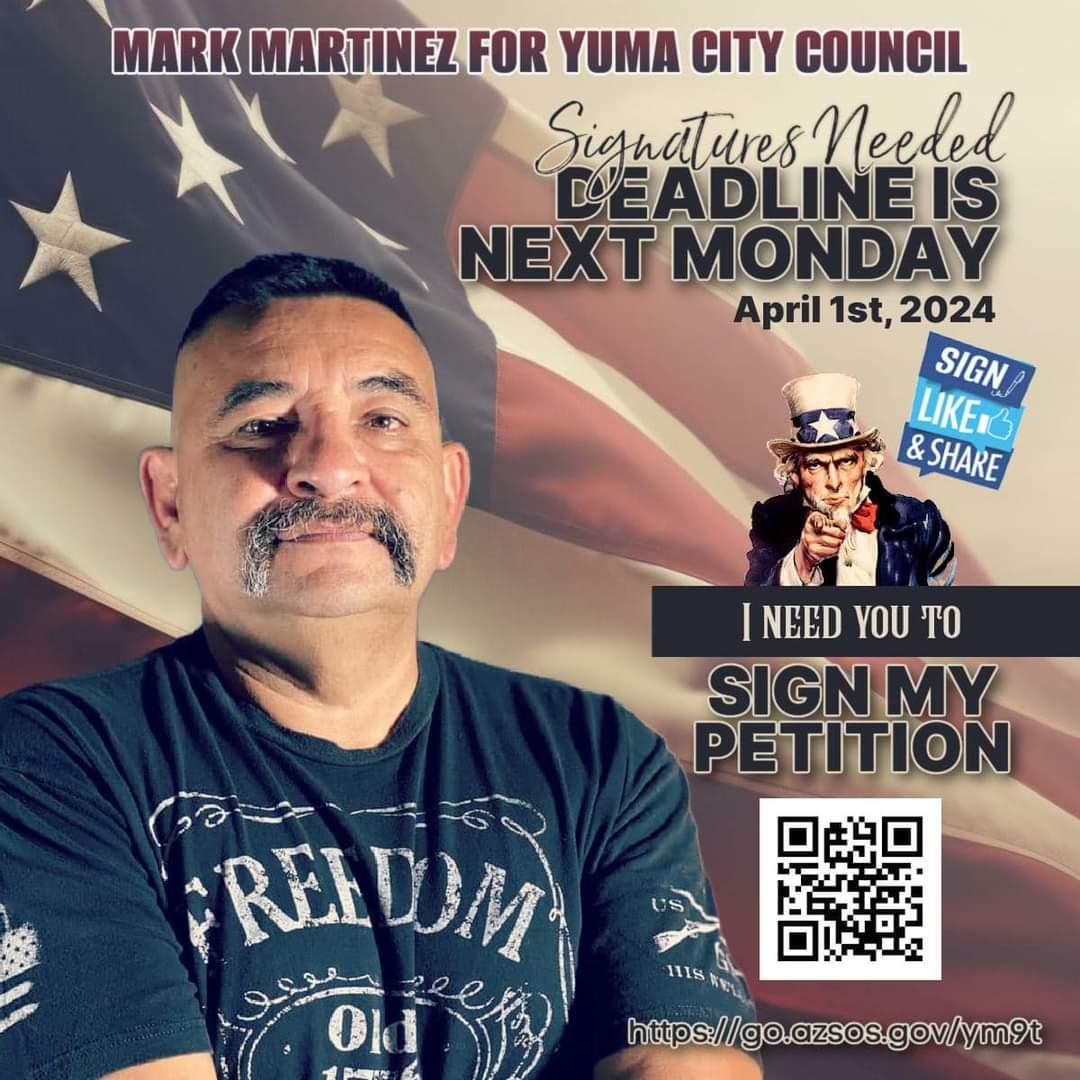 Mark Martinez for Yuma City Council (Signatures)