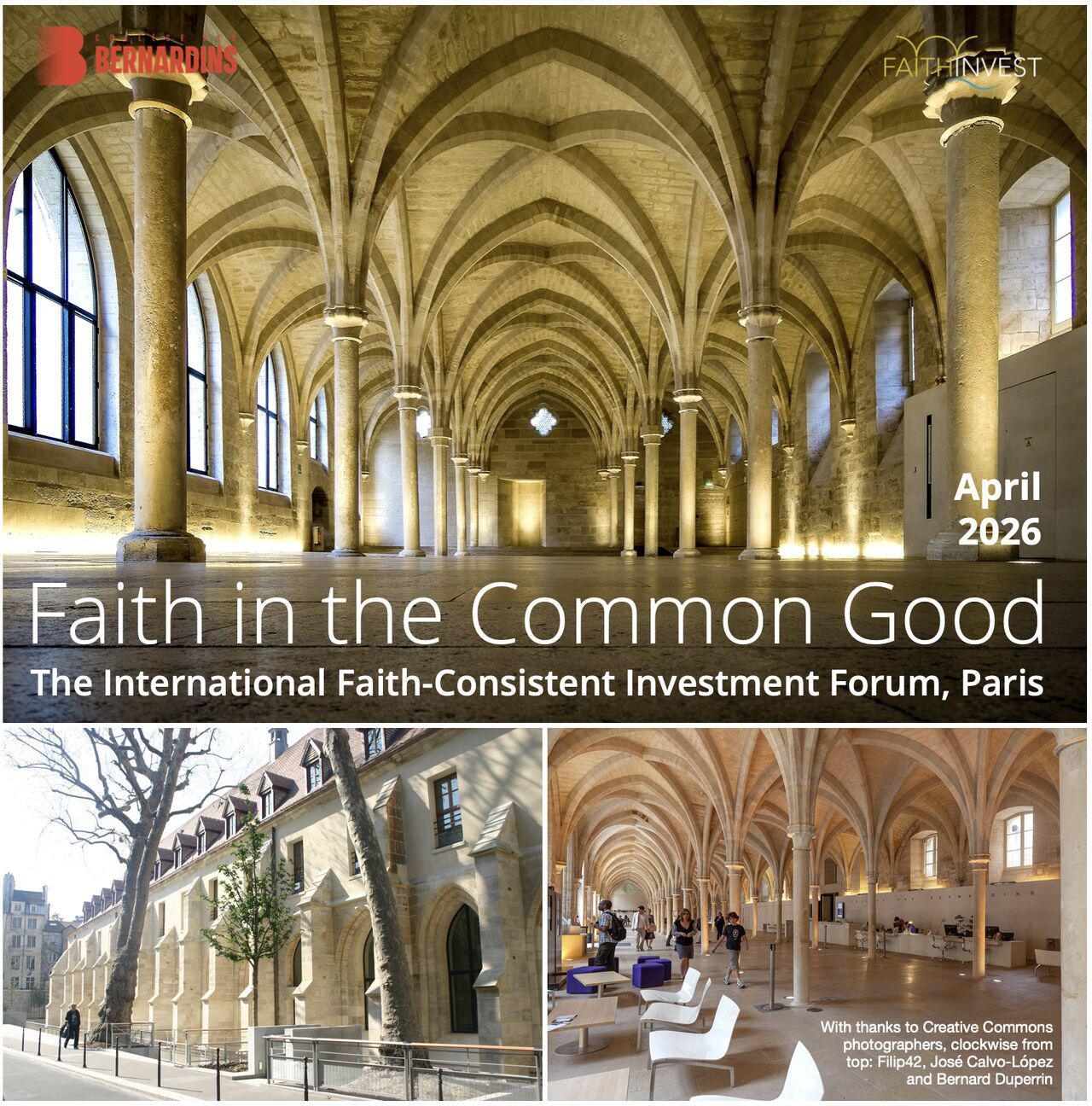 Faith in the Common Good يجمع المؤسسات الدينية في باريس