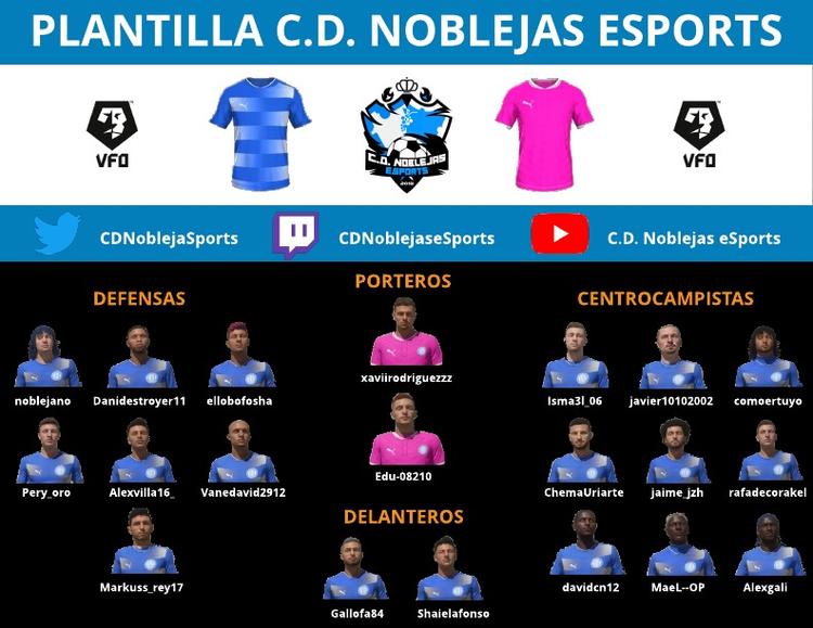 Plantilla C.D. Noblejas eSports
