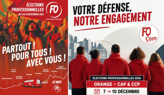 Élections professionnelles 2026 : une même volonté, être sur le terrain pour défendre les droits.