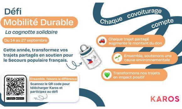 En covoiturant, soutenez le Secours Populaire