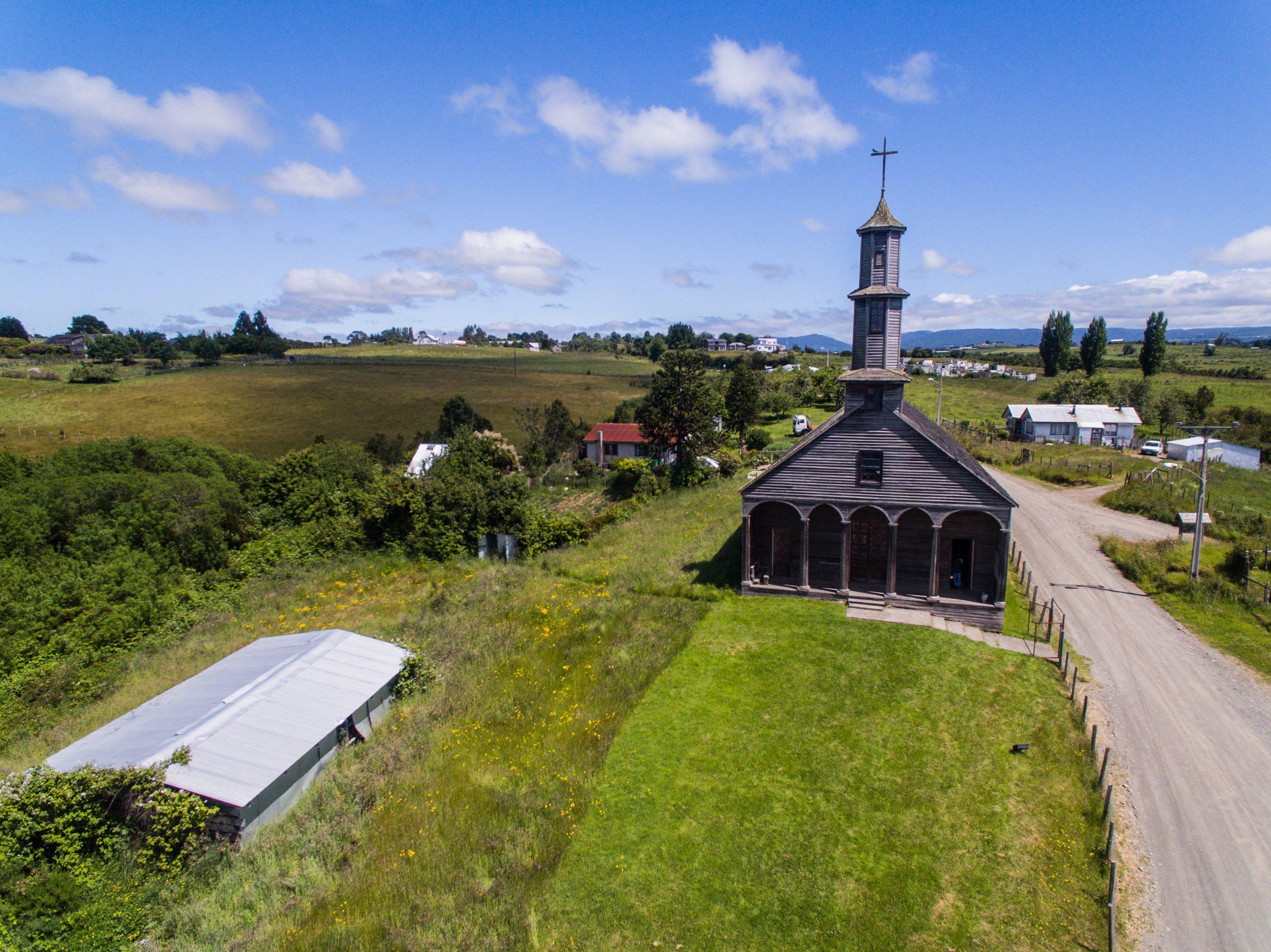 Aldea Costera Vilipullii en Chonchi, Chiloé, Sur de Chile