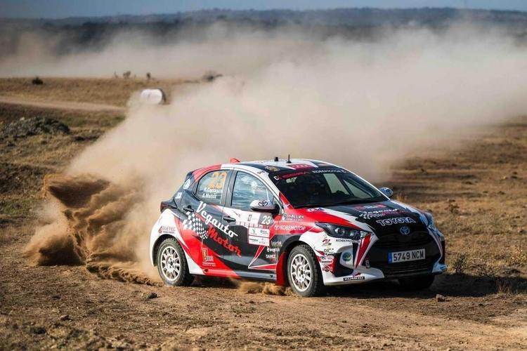 Carrasco y Muñoz ganan el Rallye de Cáceres con el Toyota Yaris