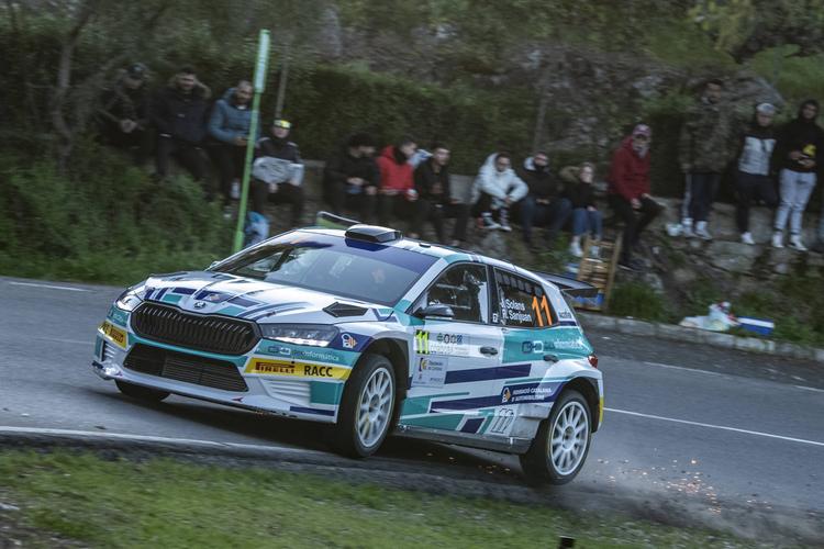 Estreno triunfal del Škoda Fabia RS Rally2 con Jan Solans