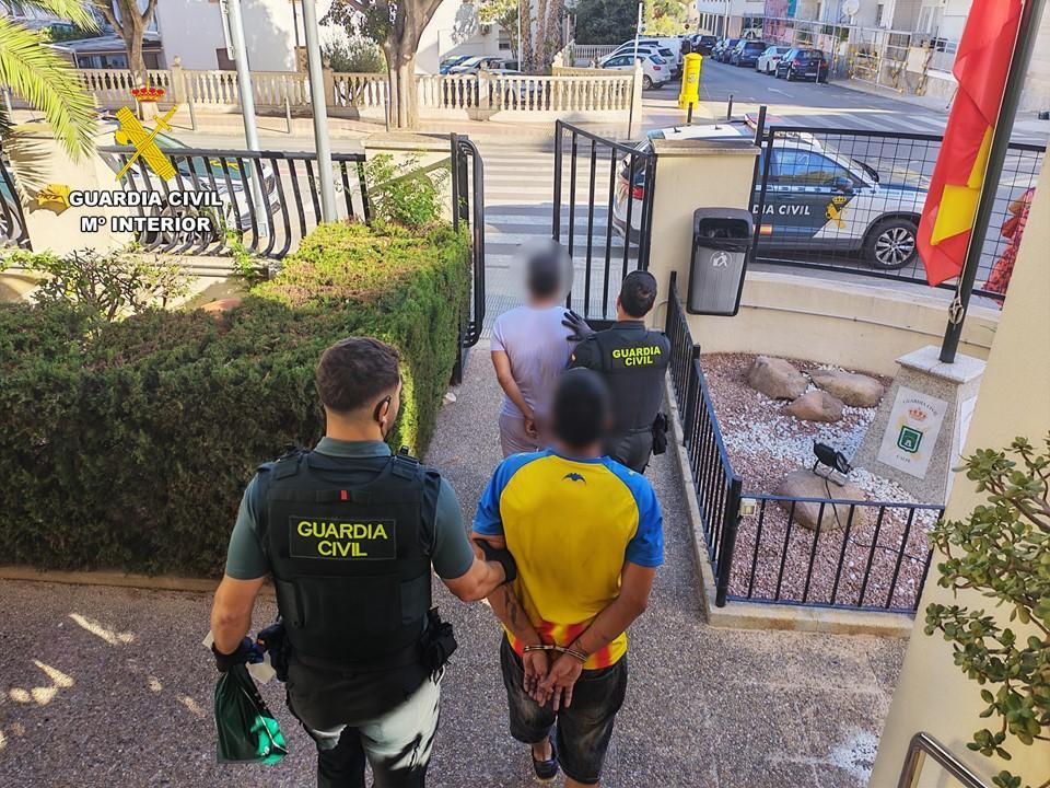 Un robo con violencia acaba con dos detenidos en Calp