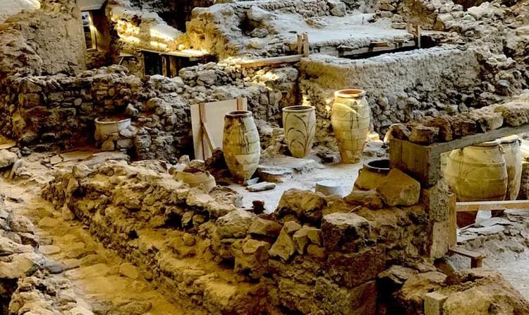 The Ancient Buried City of Akrotiri