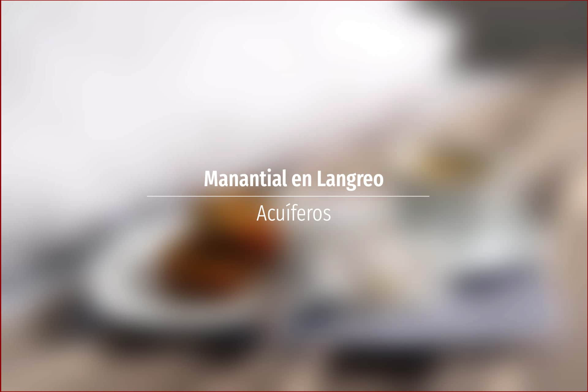 Manantial en Langreo