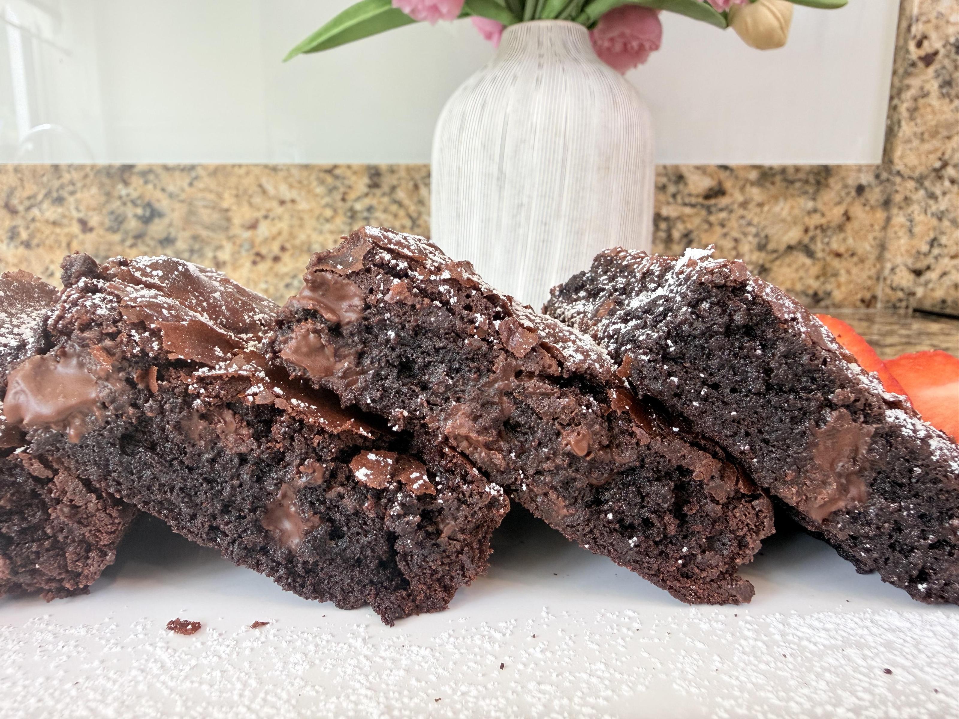 Fudgy High-Protein Chocolate Brownies