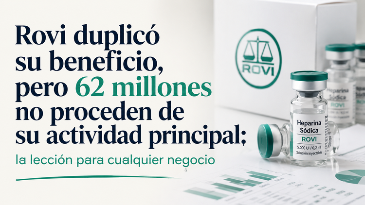 Rovi duplicó su beneficio, pero 62 millones no proceden de su actividad principal: la lección para cualquier negocio