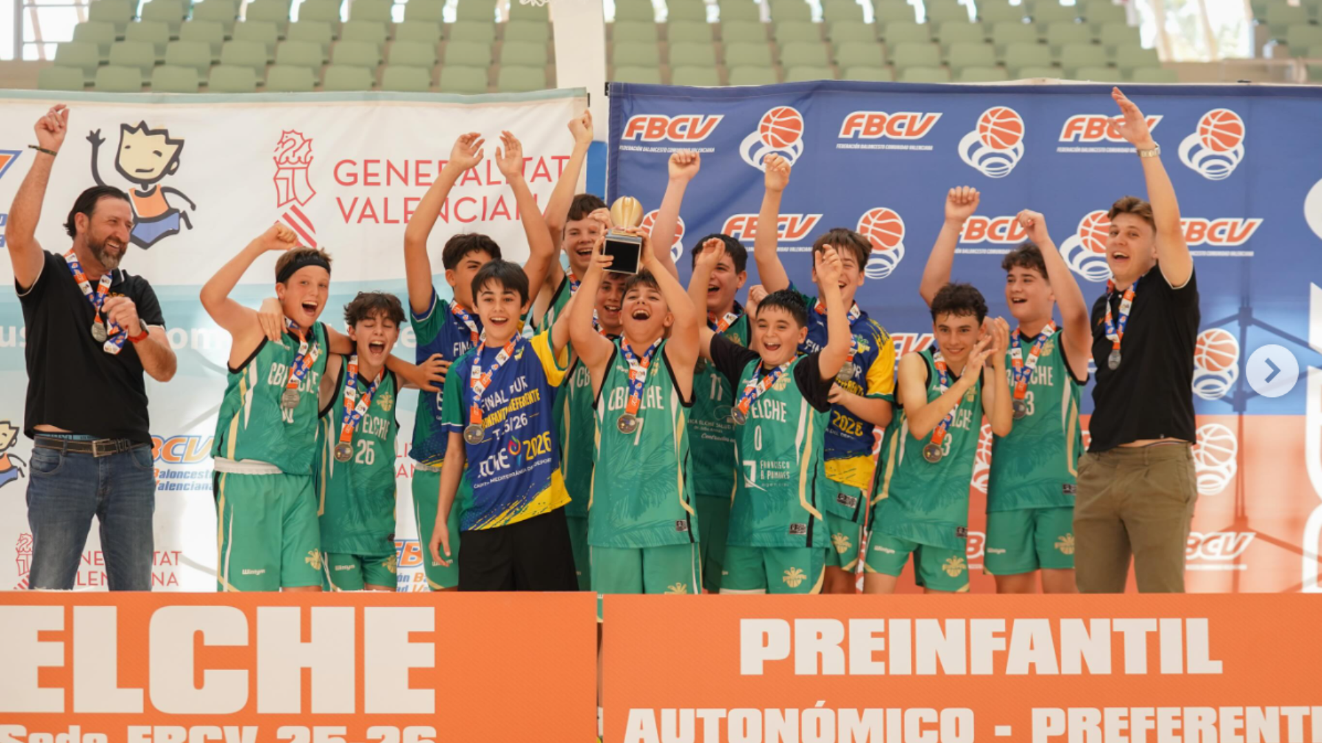 El equipo pre-infantil del CB Ilicitano se proclama campeón autonómico