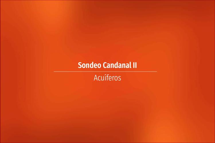 Sondeo Candanal II