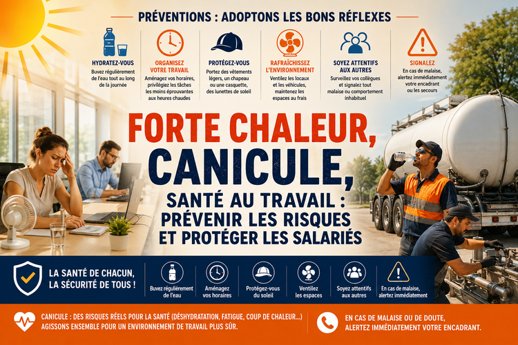 ☀️Forte chaleur : Restez vigilants !