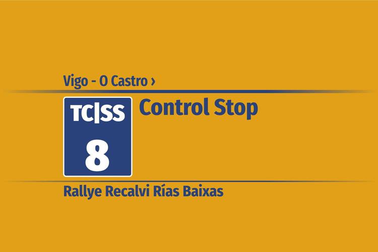 Tramo 8 &nbsp;›&nbsp; Vigo - O Castro | Control Stop