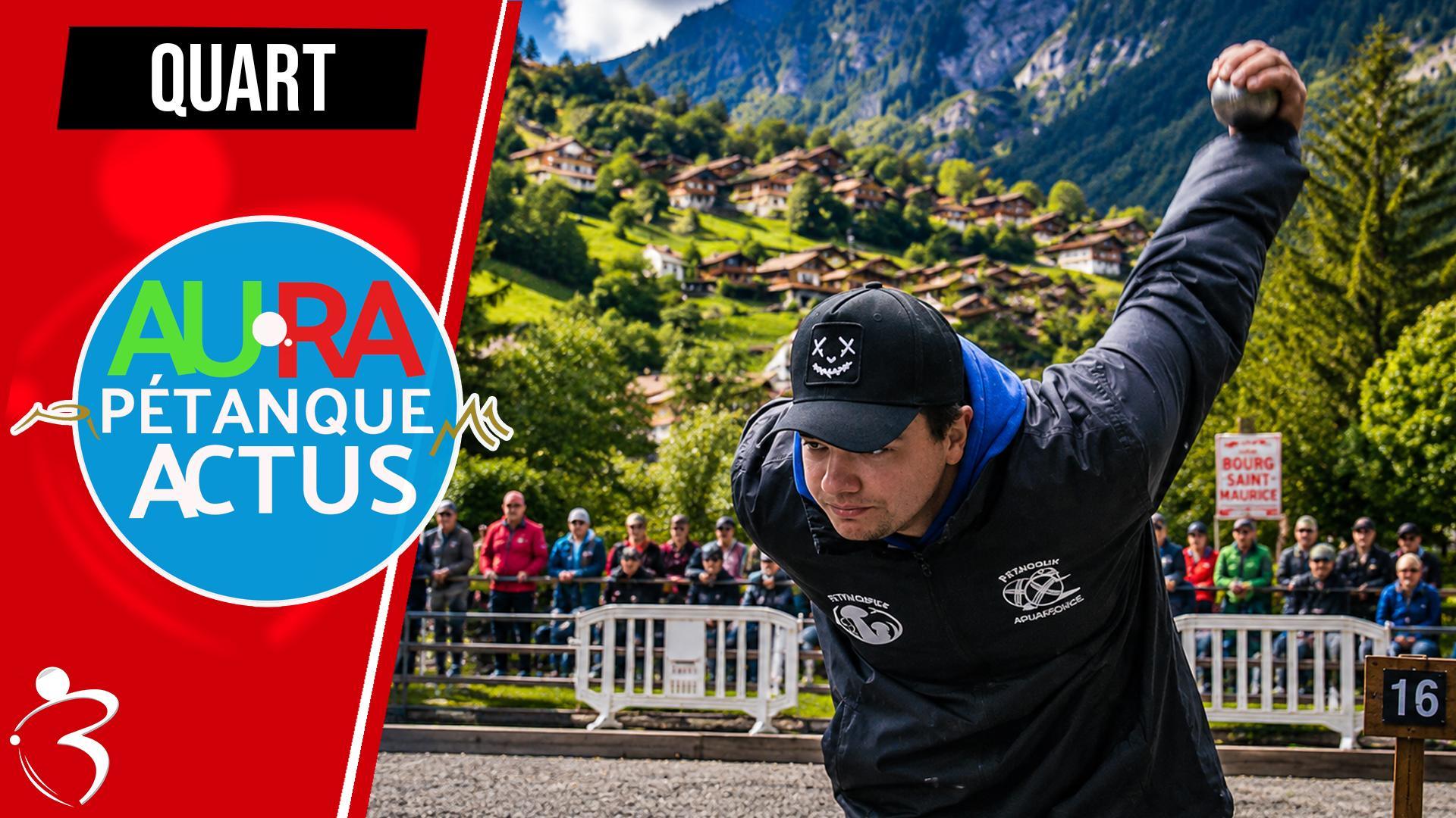 Quart Haute-Savoir VS Puy-de-Dôme : Championnat Régional AURA doublette mixte de pétanque