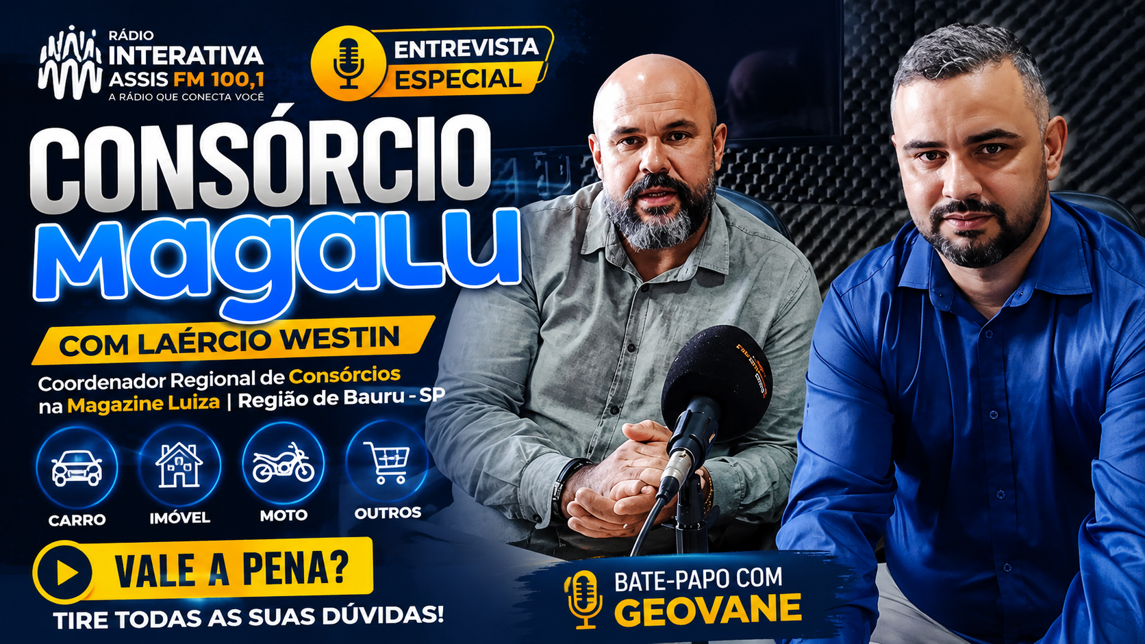 🎙️ Consórcio Magalu: Vale a Pena? Coordenador Regional Explica Tudo em Entrevista | Interativa FM Assis