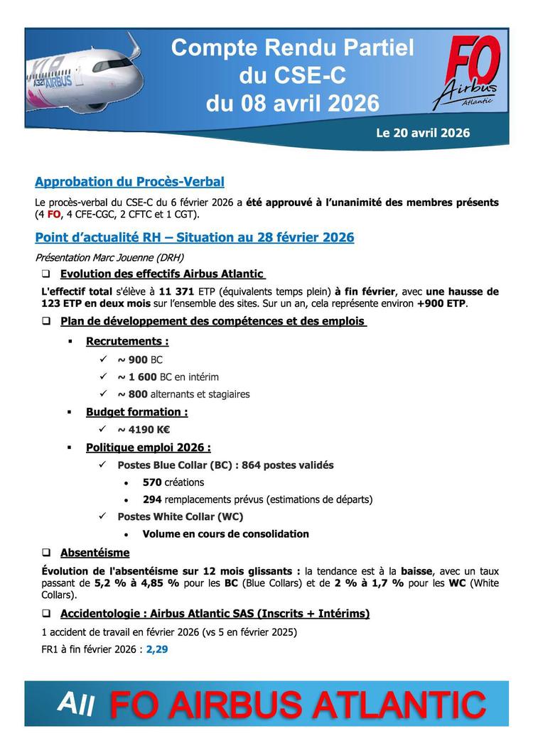 CSE-Central du 8 Avril