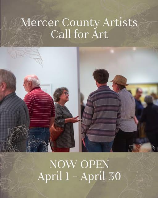 Mercer County Artists Open Call / Convocatoria abierta para artistas del condado de Mercer