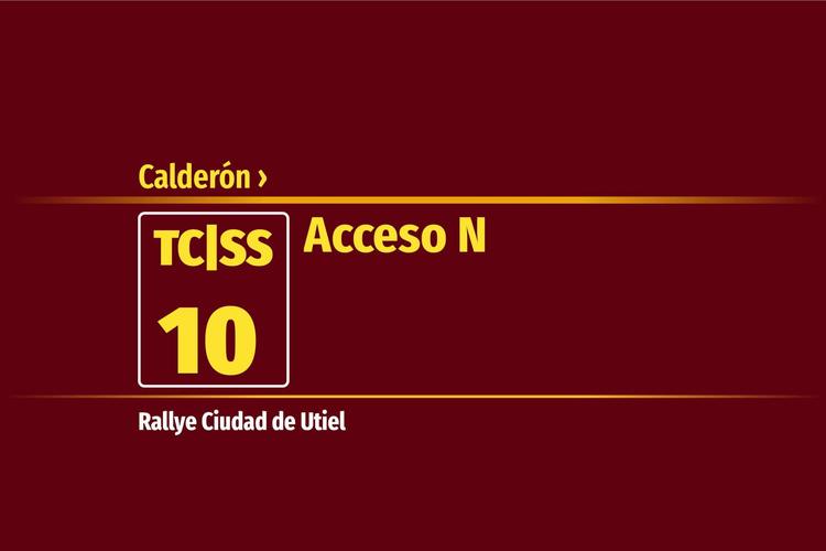 Tramo 10 &nbsp;›&nbsp; Calderón | Acceso N | ZE