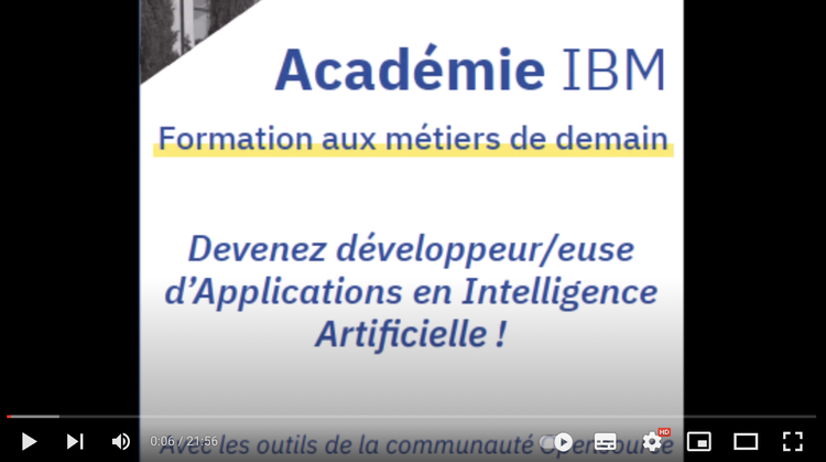 Webinaire : l’Académie IBM, programme d’insertion de demandeurs d’emploi