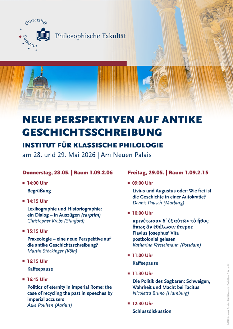 Tagung: Neue Perspektiven auf antike Geschichtsschreibung