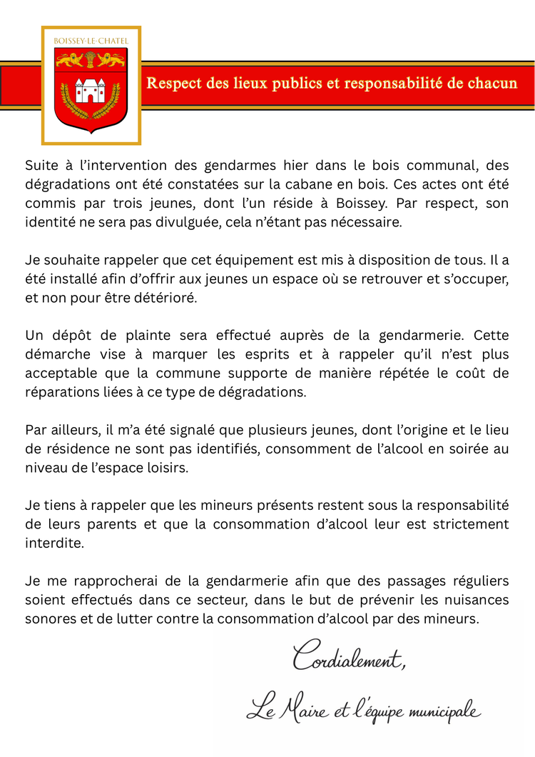     Préserver nos espaces communaux : un engagement collectif