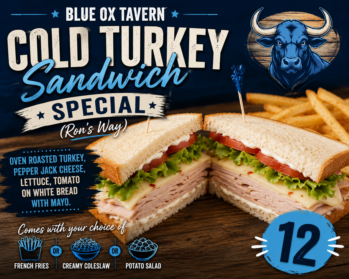 Cold Turkey Sandwich Special