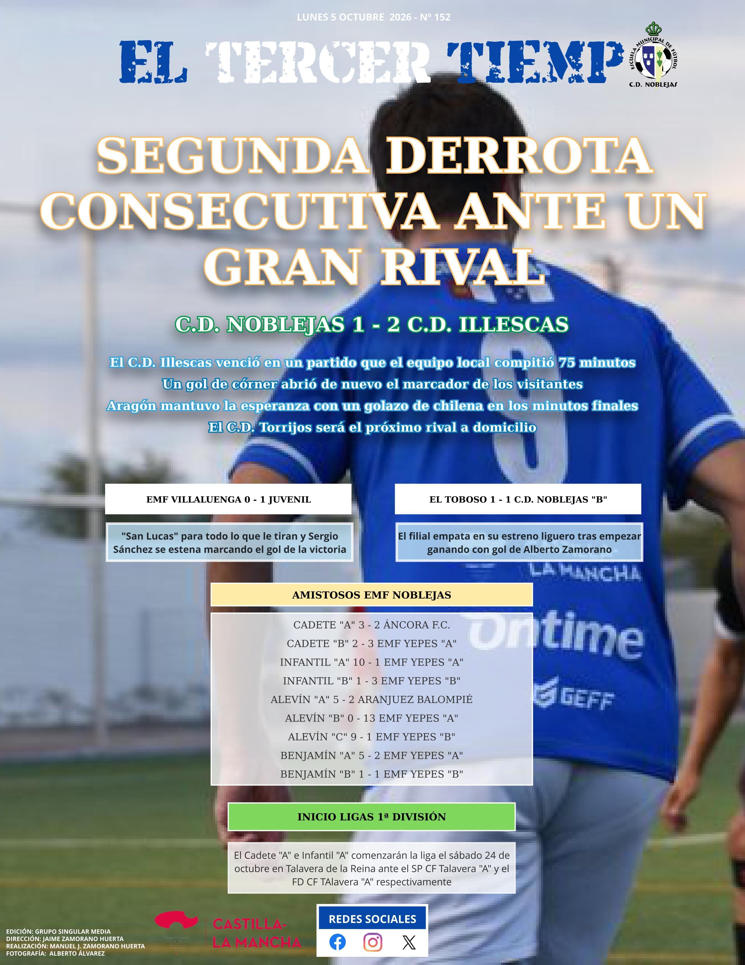 Portada lunes 5 octubre 2026 - Nº 152