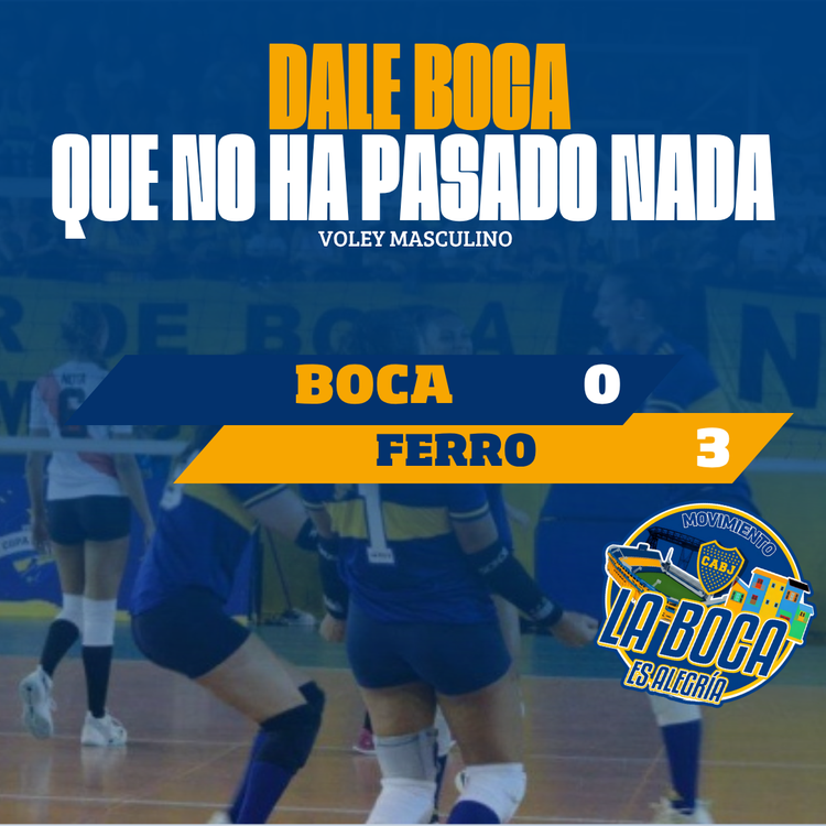 Caída del Voley Masculino ante Ferro