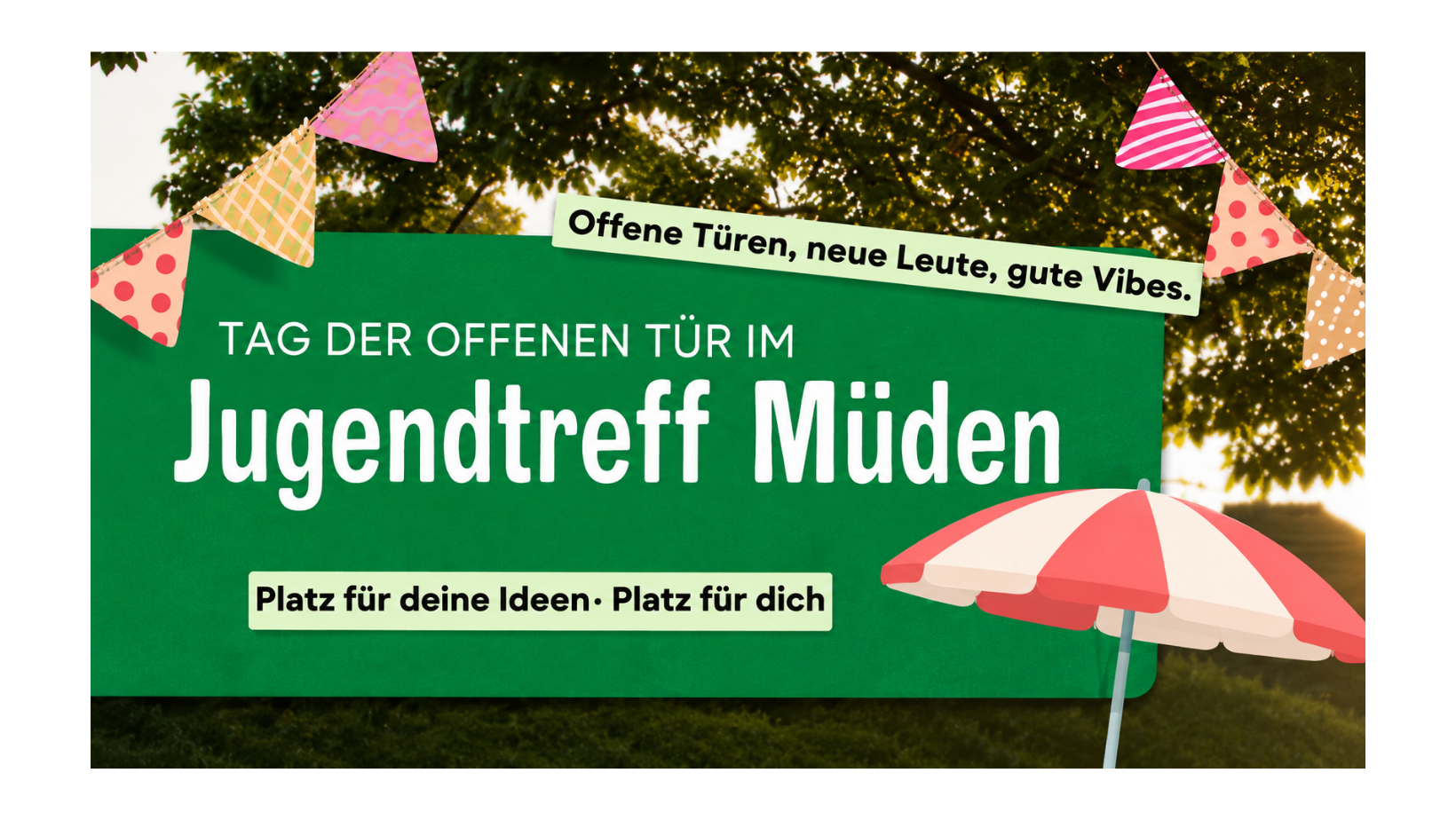 Tag der offenen Tür im Jugendtreff Müden am Samstag