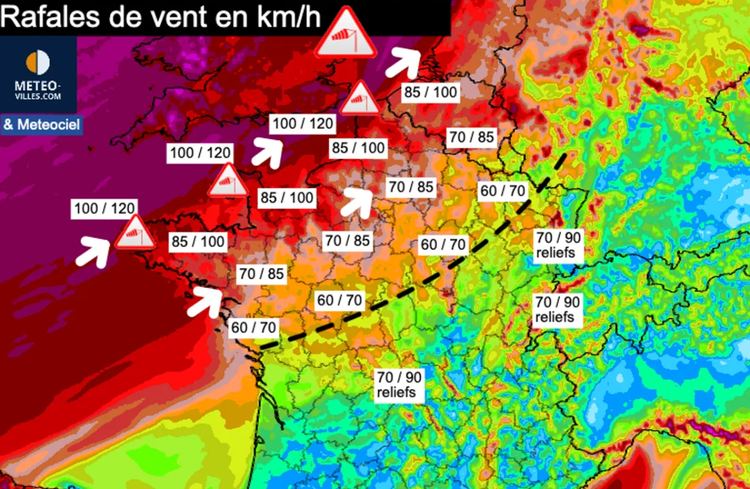 Gros coup de vent annoncé ce soir dans le Nord-Pas-de-Calais