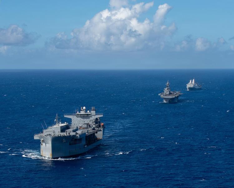 Ships in Action | LPD 27 & LHD 4 supporting operations in Indian Ocean