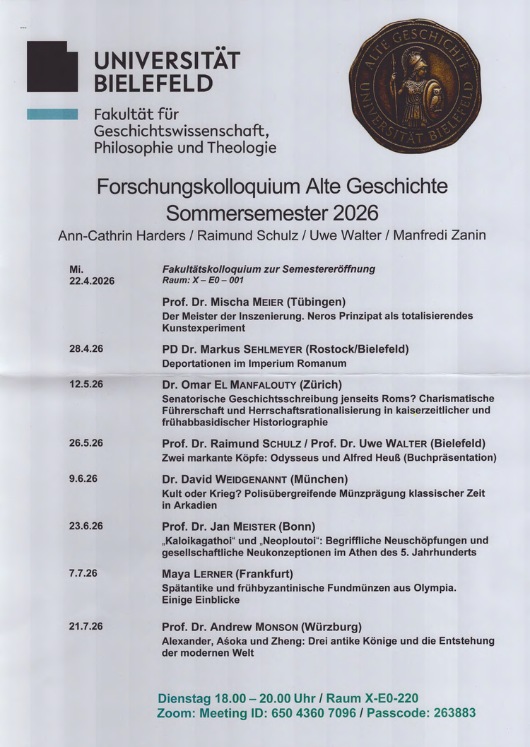 Zwei markante Köpfe: Odysseus und Alfred Heuß
