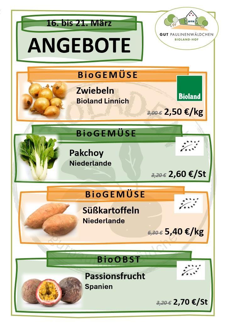 Angebote der Woche 16.03. - 21.03. 
