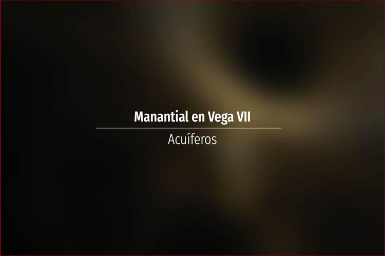 Manantial en Vega VII