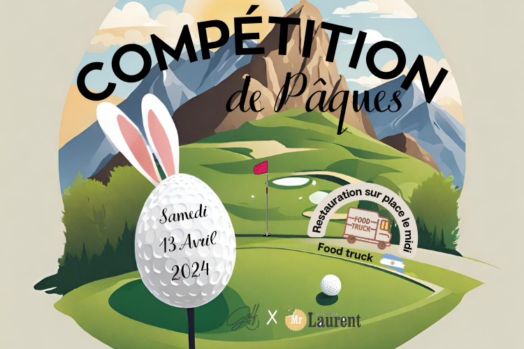 Participez à la prochaine compétition de Pâques au Golf Compact d'Idron