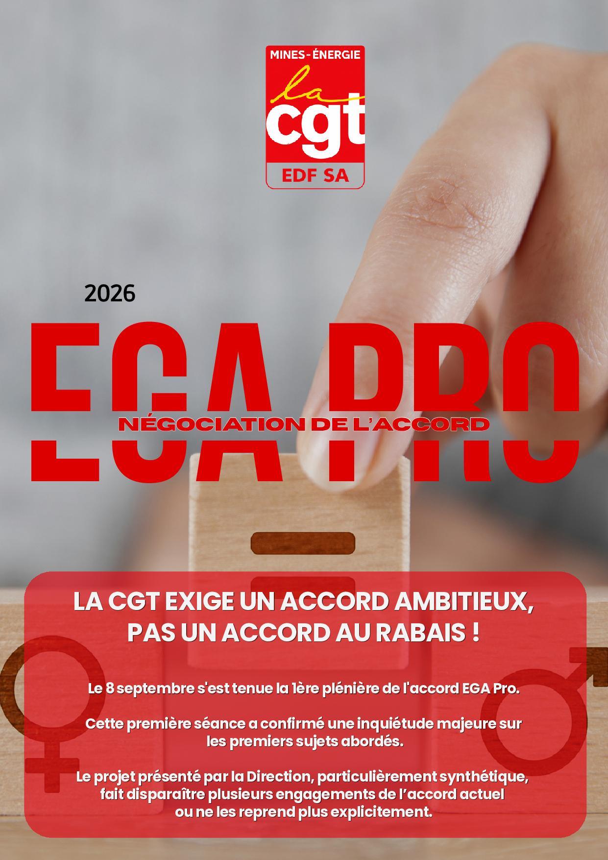 EGA Pro : pas d’accord au rabais !