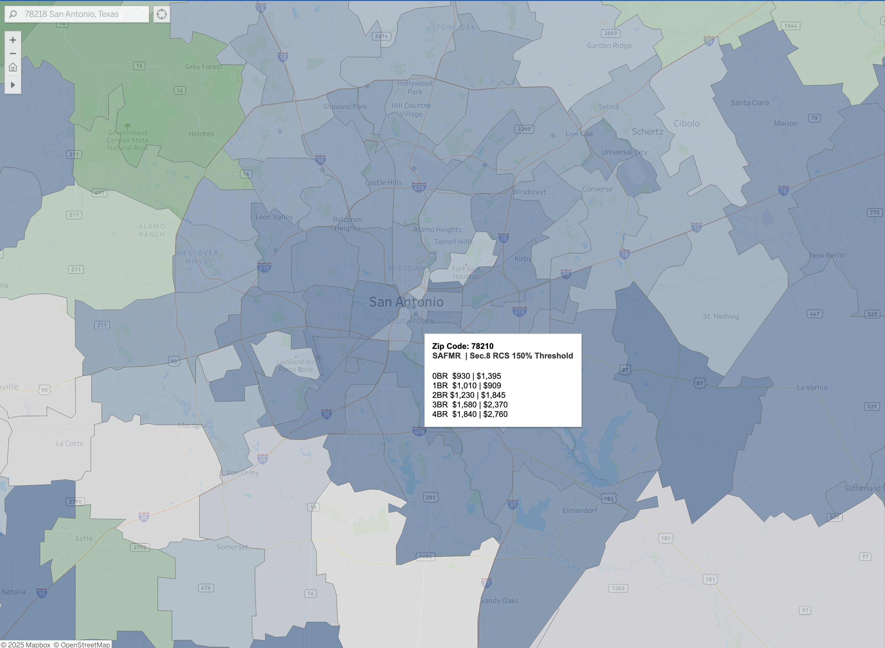 HUD FY 2026 SAFMR Lookup Tool